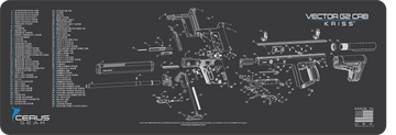 Kriss Vector Schematic Rifle Mat