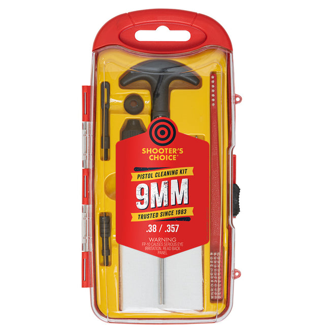 Shooter's Choice 9mm/.38 Cal Pistol Cleaning Kit