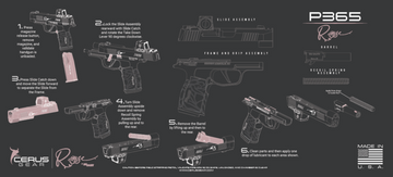 SIG SAUER® P365 Rose Instructional Gun Mat