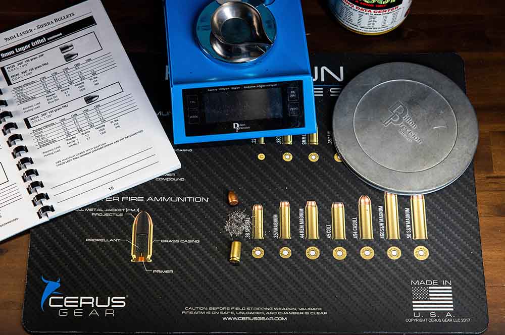 Top Handgun Cartridges Gun Mat