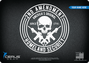 *CUSTOM* 2nd Amendment Handgun Mat