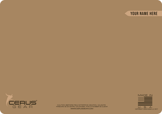 *CUSTOM* Plain Handgun Mat