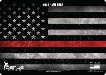 *CUSTOM* Firefighter Support Handgun Mat