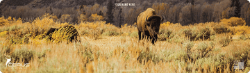 *CUSTOM* Bison Wildlife Gun Mat