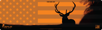 *CUSTOM* Elk Silhouette Sunset Wildlife Magnum Gun Mat