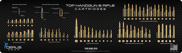 *CUSTOM* Top Handgun and Rifle Cartridges Magnum Gun Mat