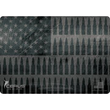 Bullet Flag Handgun Mat