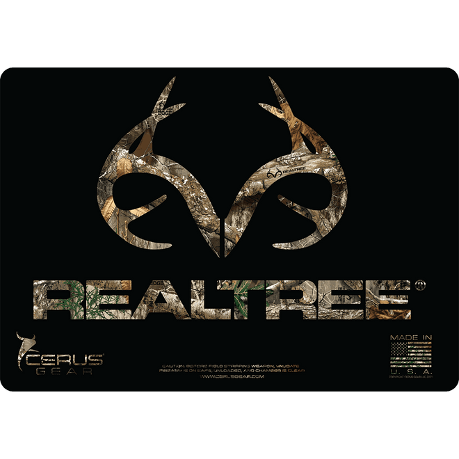 Realtree® Camo Logo Bench Protection Mat | Cerus Gear