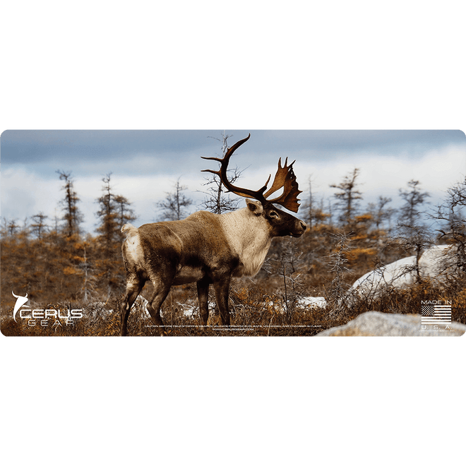 Giant Caribou Wildlife Gun Mat