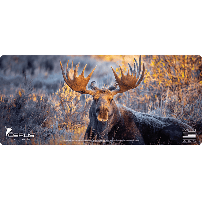 Moose Wildlife Gun Mat
