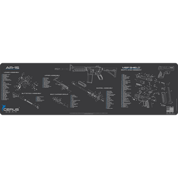 AR-15 & M&P Shield® Schematic Combo Magnum Gun Mat