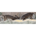 Whitetail Bucks Fighting Wildlife Gun Mat