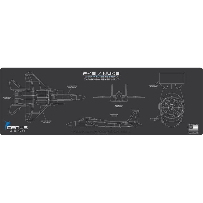 F-15 and Nuke Schematic Rifle Mat