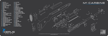 M1 Carbine Schematic Rifle Mat