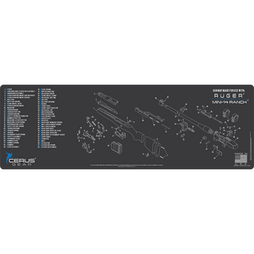 Ruger Mini 14 Ranch Schematic Rifle Mat
