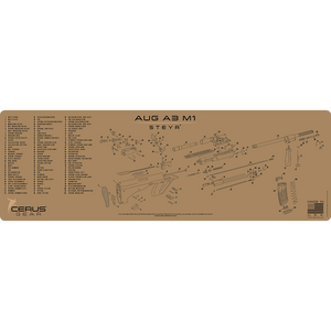Steyr Aug A3 M1 Schematic Rifle Cleaning Mat