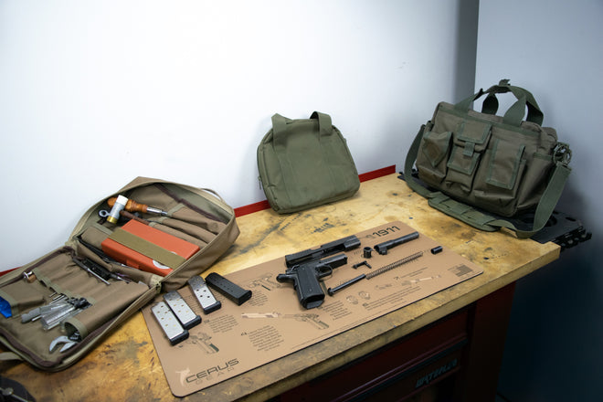 1911 Instructional Gun Mat