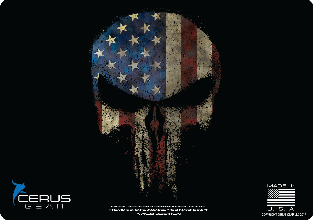 Patriotic Mask Pistol Take Down Pad