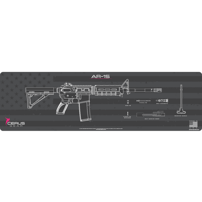 Womens Huge AR-15 Cleaning Mat