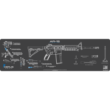 AR-15 Gun Cleaning and Assembly Mats | Cerus Gear