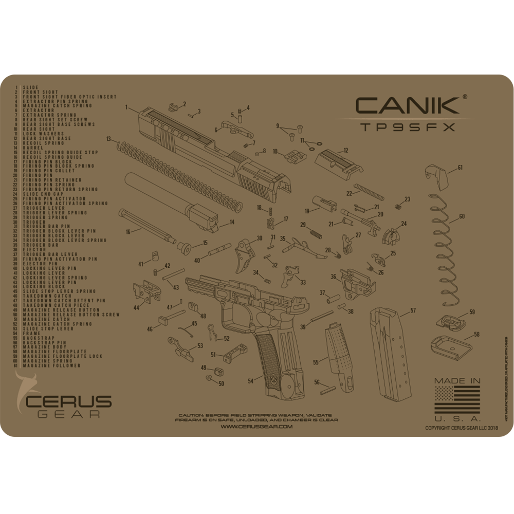 FDE Maintenance Pad for CANIK TP9