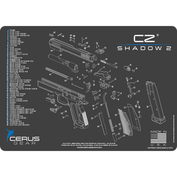 CZ® Shadow 2 Schematic Handgun Mat