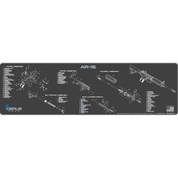 AR-15 Schematic Large Magnum Gun Cleaning Mat | Cerus Gear