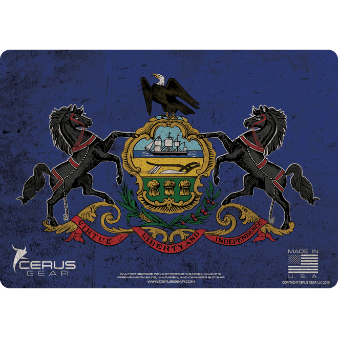 State Flags Handgun Mat