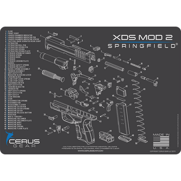Springfield XDS MOD.2® Schematic Handgun Mat