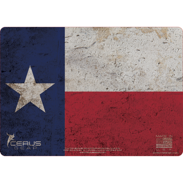 Lone star flag mat