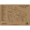 Walther® P99® Schematic Handgun Mat