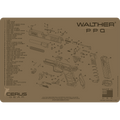 Walther® PPQ® Schematic Handgun Mat