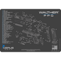 Walther® PPQ® Schematic Handgun Mat