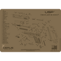 Heckler & Koch® USP® Schematic Handgun Mat