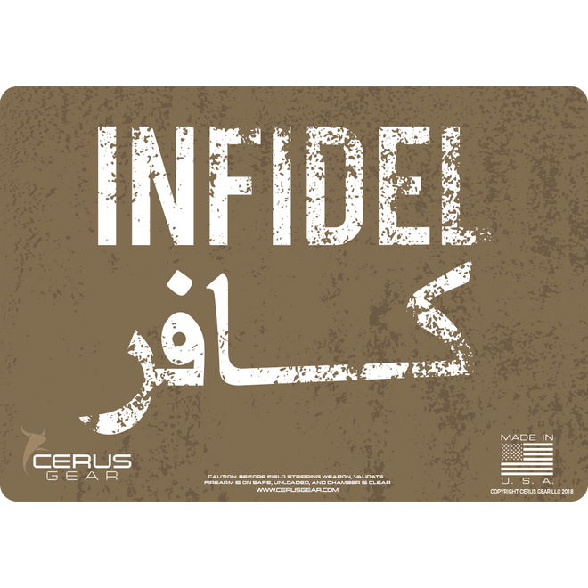 Pistol Maintenance Mat Infidel Coyote Tan