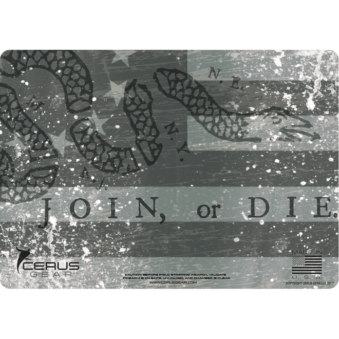 BEST JOIN OR DIE PISTOL CLEANING MAT