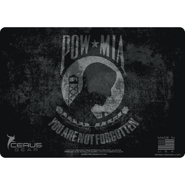 POW MIA Handgun Mat