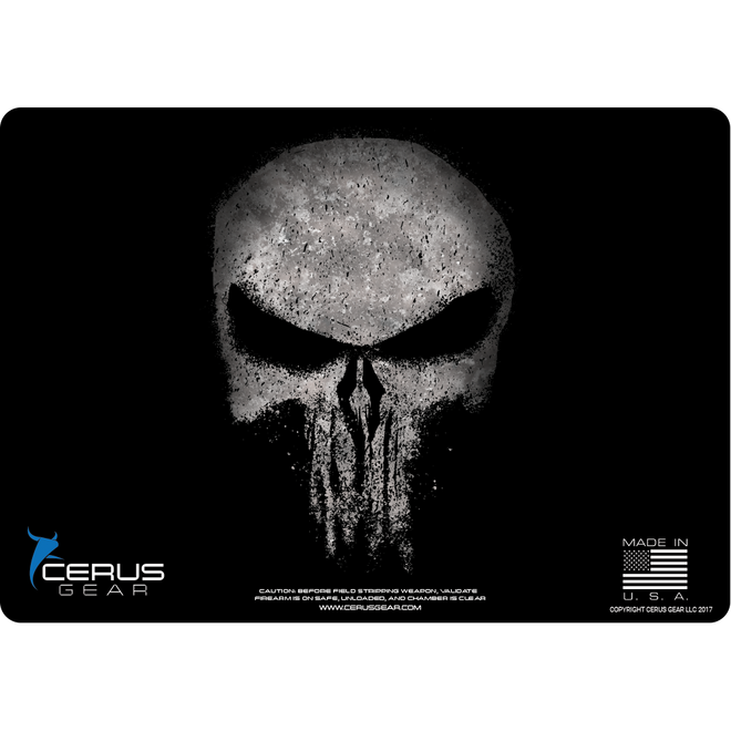 Pistol Cleaning Mat with Punisher Type Character