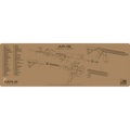 AR-15 Free Float Handguard Schematic Rifle Mat