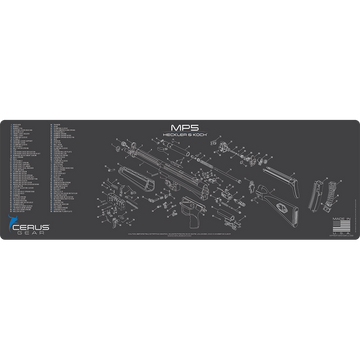 Heckler & Koch® MP5 Schematic Rifle Mat