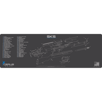 SKS Schematic Rifle Mat