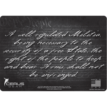 Right to Bear Arms Handgun Mat