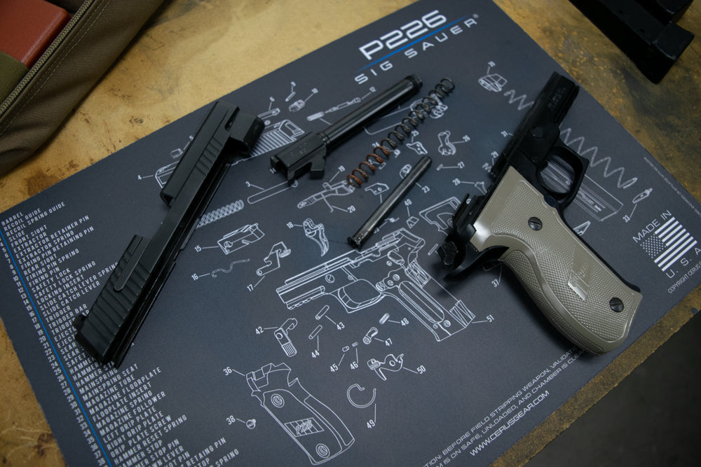 QUALITY SIG SAUER CLEANING MAT P226