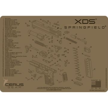 Gun Cleaning Mats with Diagrams | Gun Cleaning Pads | Page 3 | Cerus Gear