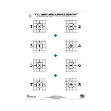 100 Yard Grouping Target Pack