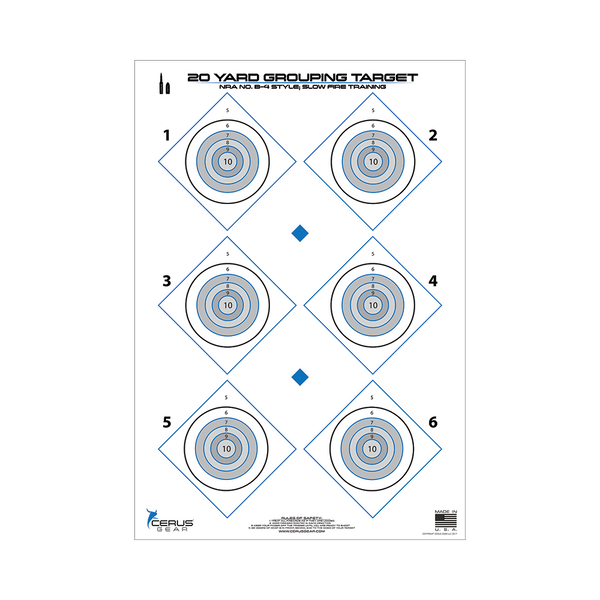 20 Yard Grouping Target Pack