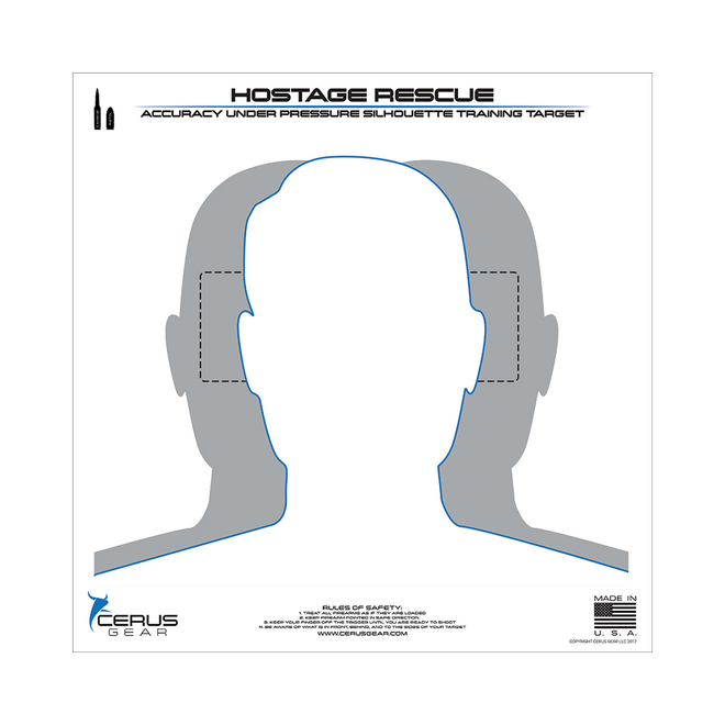 Hostage Rescue Silhouette Target Pack