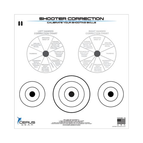 Paper Range Shooting & Training Targets for Sale | Cerus Gear