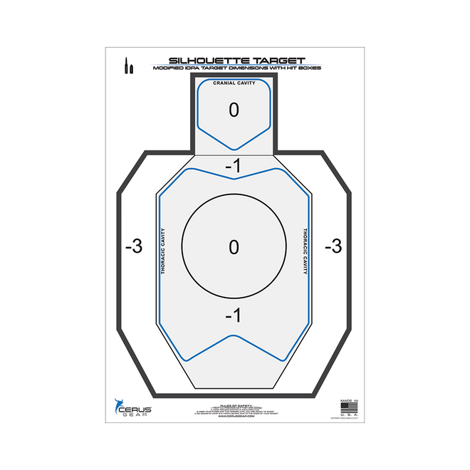 Printable Silhouette Targets