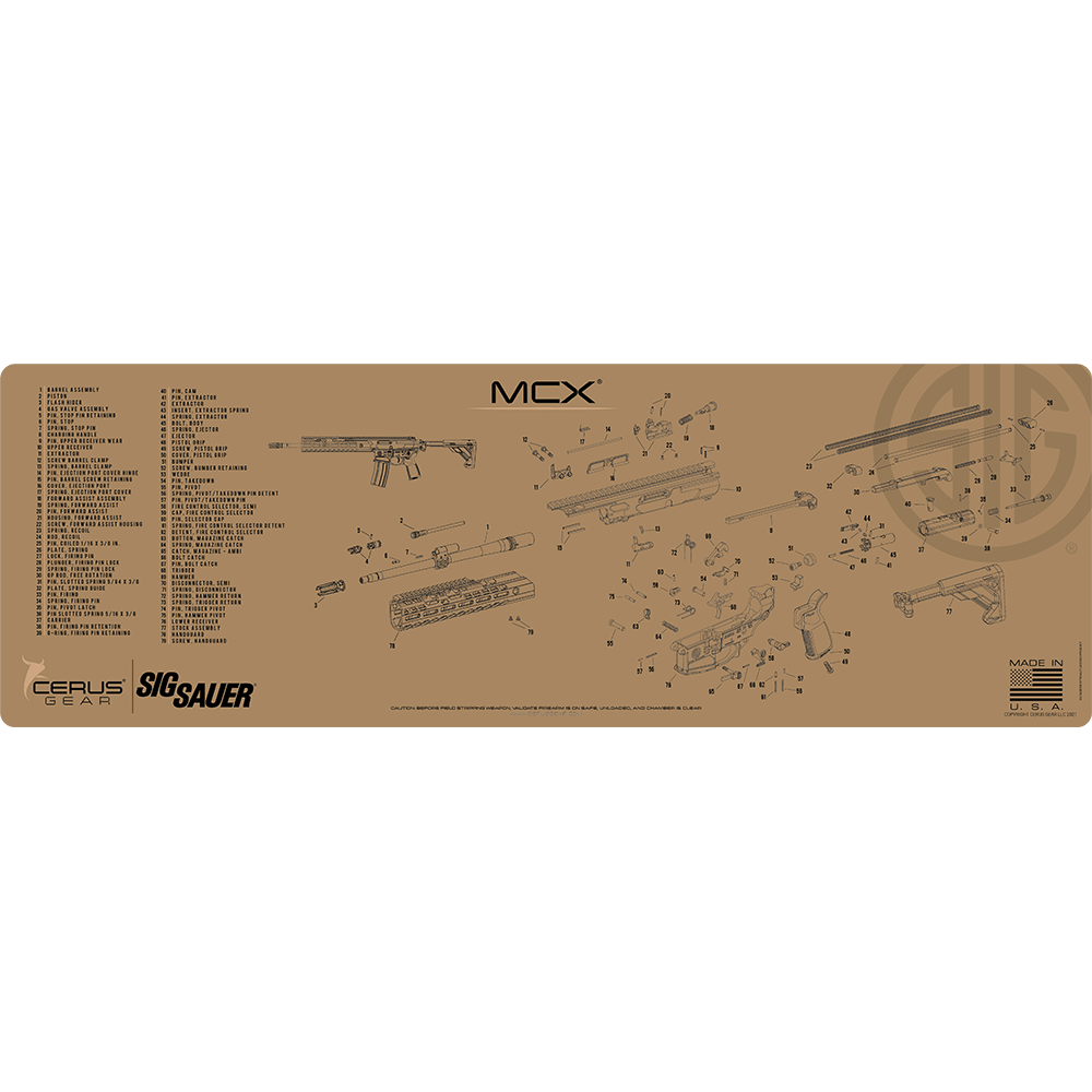SIG SAUER® MCX Schematic Rifle Mat